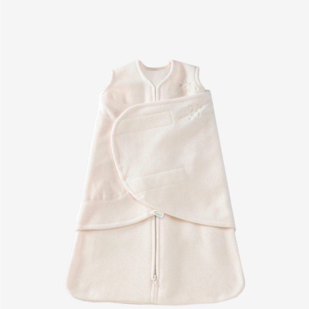 NWT Halo Cream Newborn SleepSack Swaddle in Microfleece - Picture 2 of 9